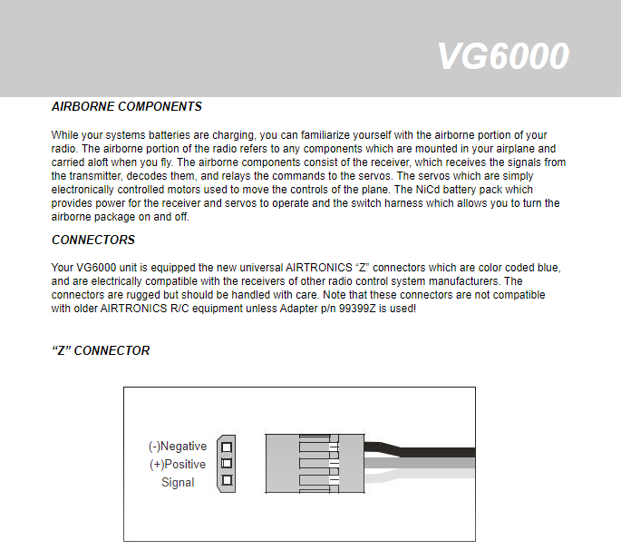 What is a "Z" plug All Things Model Flying RCM&E Home of Model