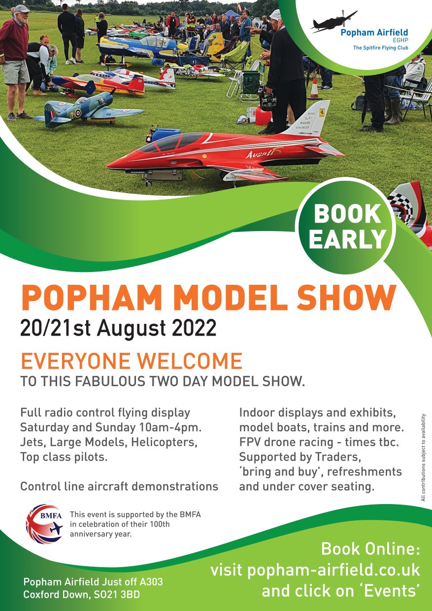 Popham Model Show 2022 Calendar RCM&E Home of Model Flying Forums
