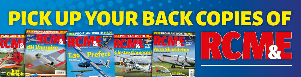 Buy back issues of RCM&E Magazine